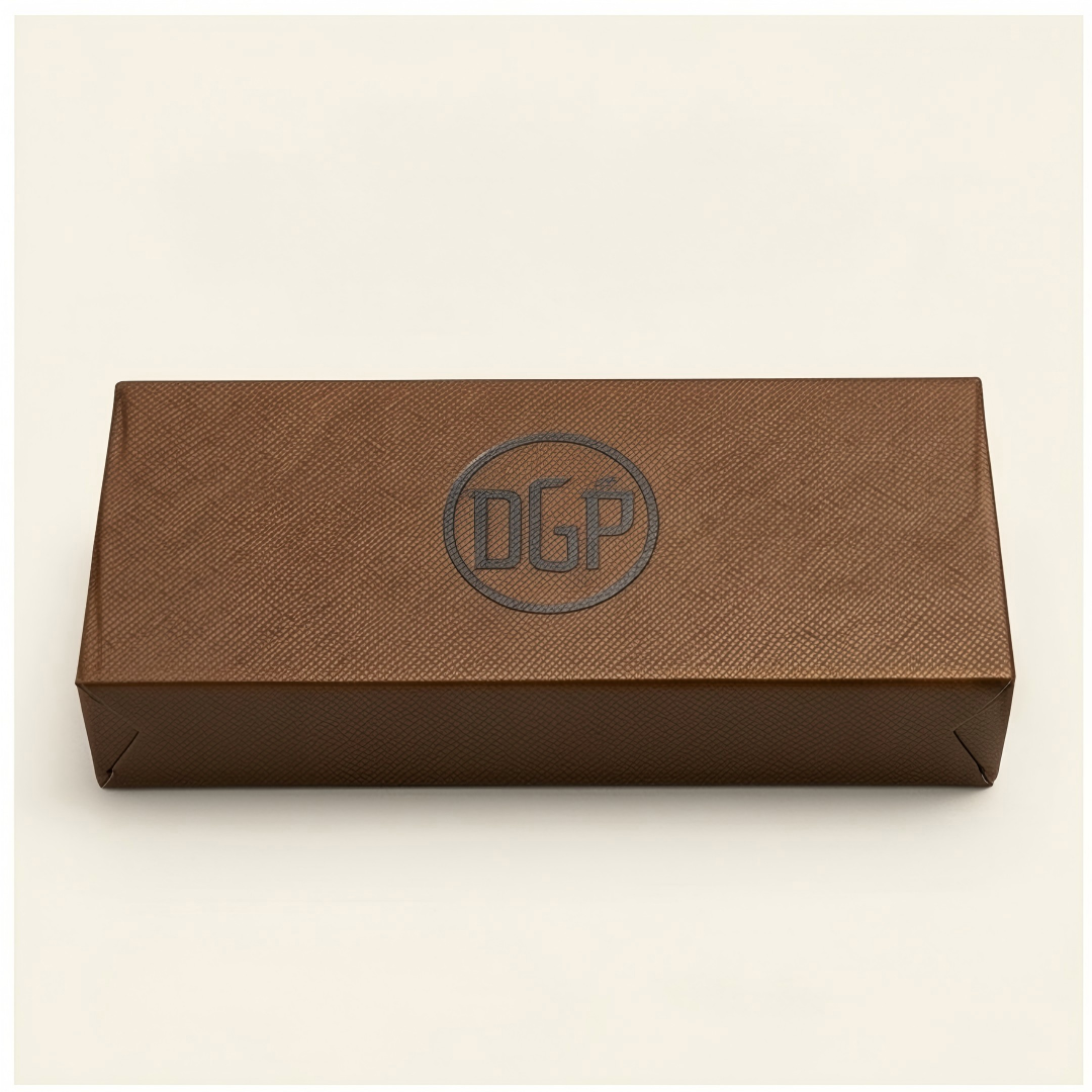 Custom Men Gift Set Box open with watch and belt buckle