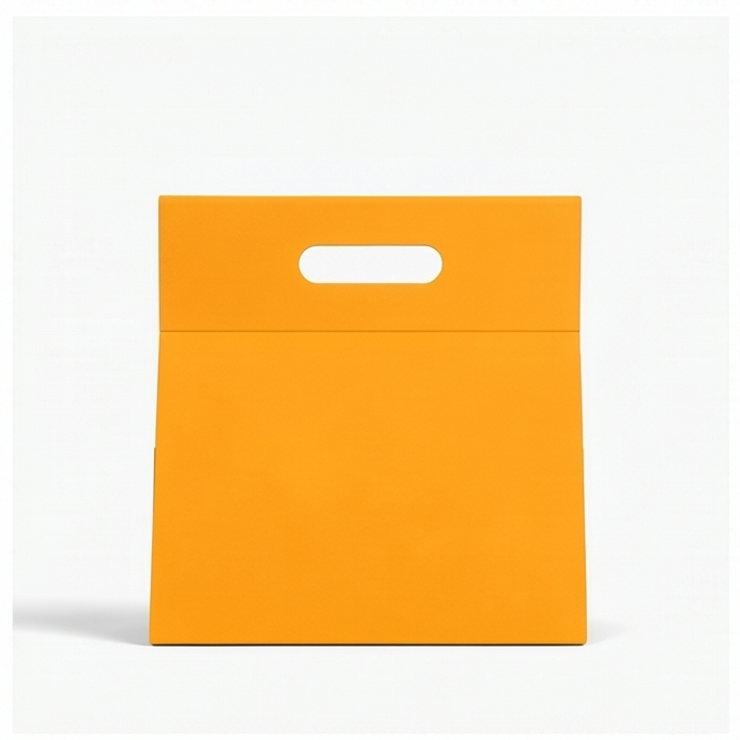Custom Yellow Folding Box open structure