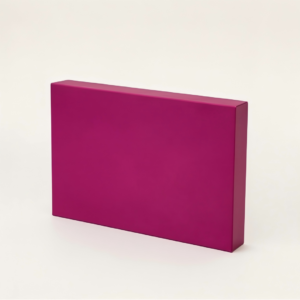 Boîte magnétique rouge sur mesure s'ouvrant sur un emballage personnalisé pour gâteaux de lune avec insert doré