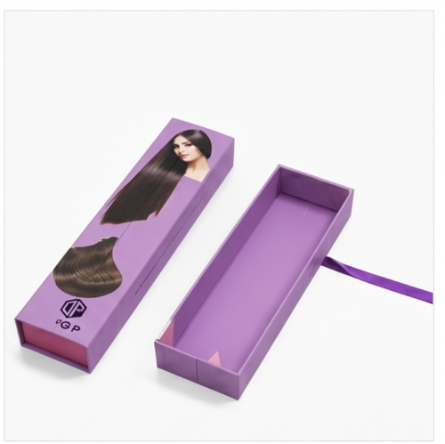 Custom Extension Folding Box for luxury hair extensions