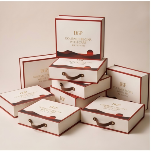 Custom Magnetic Gift Box with Handle and EVA Foam Insert