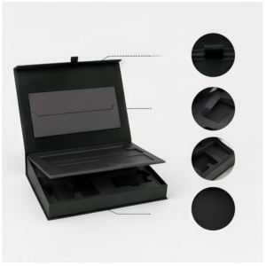 Custom Magnetic Rigid Packaging Box with custom foam insert