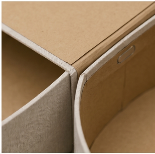 Custom Round Lid and Base Gift Box handle