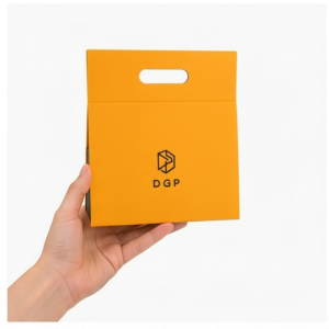 Custom Yellow Folding Box open structure