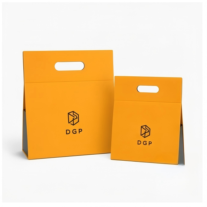Custom Yellow Folding Box open structure