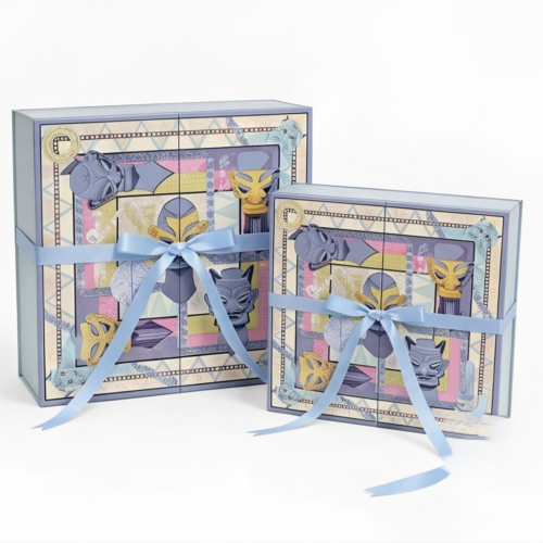 Bespoke Pink Magnetic Box with wholesale gift bag and ribbon packaging