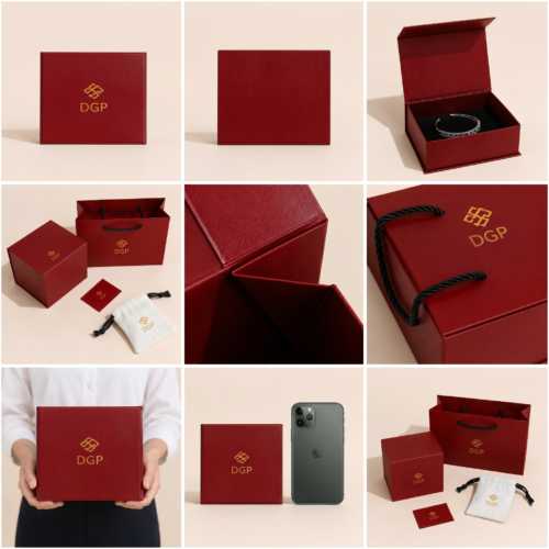 custom rigid box with magnetic lid